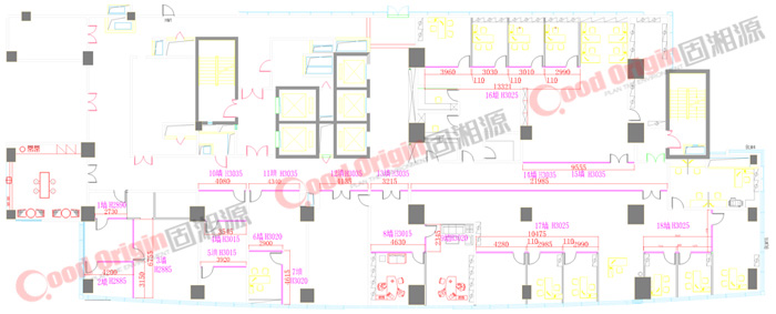 固湘源隔墻案例-株洲美的萬豪酒店-平面圖